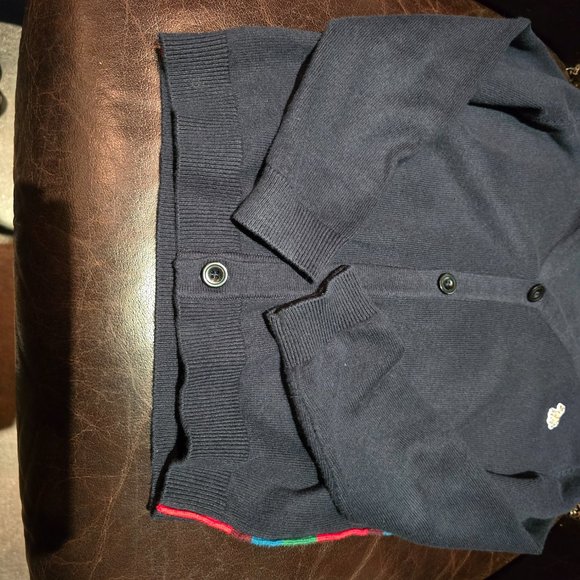 PAUL SMITH JUNIOR  Cotton & Cashmere Cardigan - Picture 6 of 9